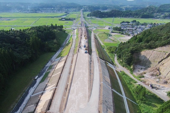 道路改築工事（知覧道路26-7工区）