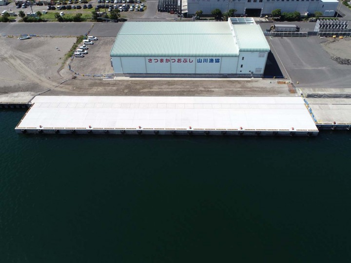 山川漁港水産流通基盤（特定）整備工事（２工区）
