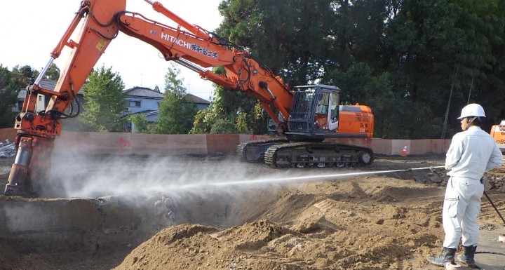 西伊敷住宅６号棟解体工事