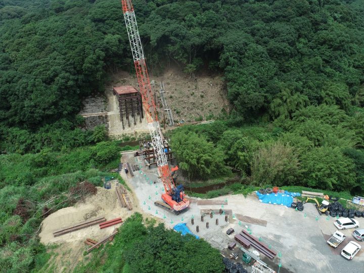 鹿児島３号大橋川橋下部工（Ａ１）外工事